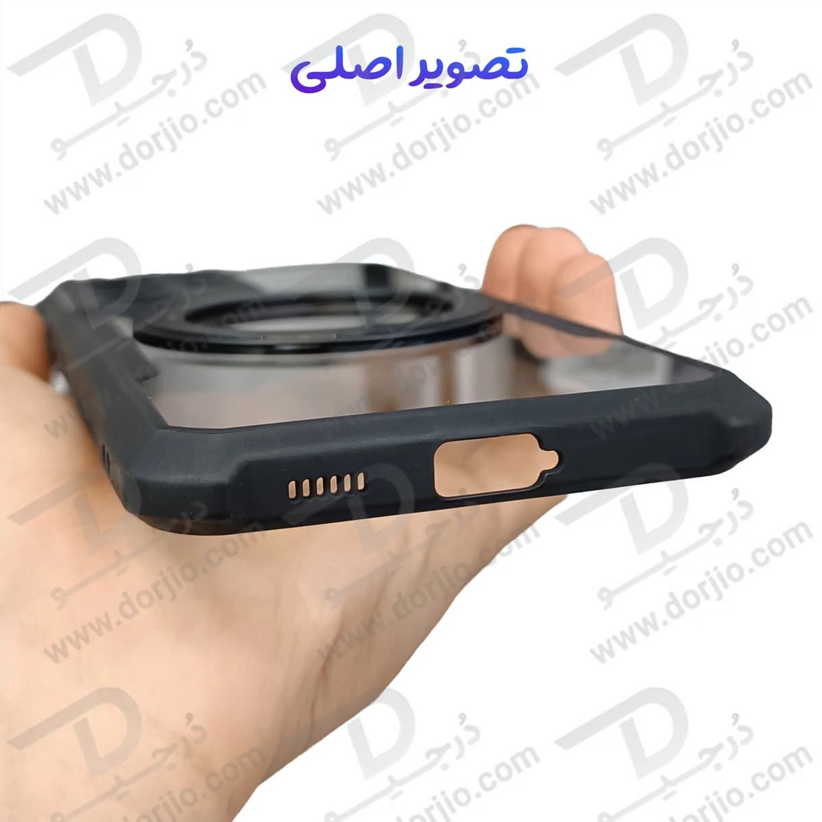 گارد شفاف رینگ استند 360 درجه مگ سیف Galaxy S21 Ultra مارک XUNDD سری Beatle Rotatable — تصویر ۷