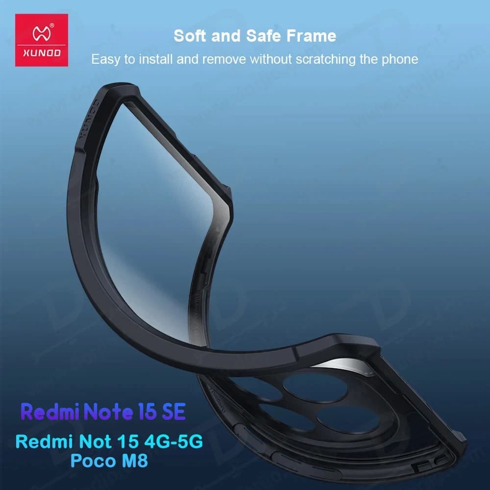کریستال شیلد شفاف Redmi Note 15 SE مارک XUNDD سری Beatle — تصویر ۷