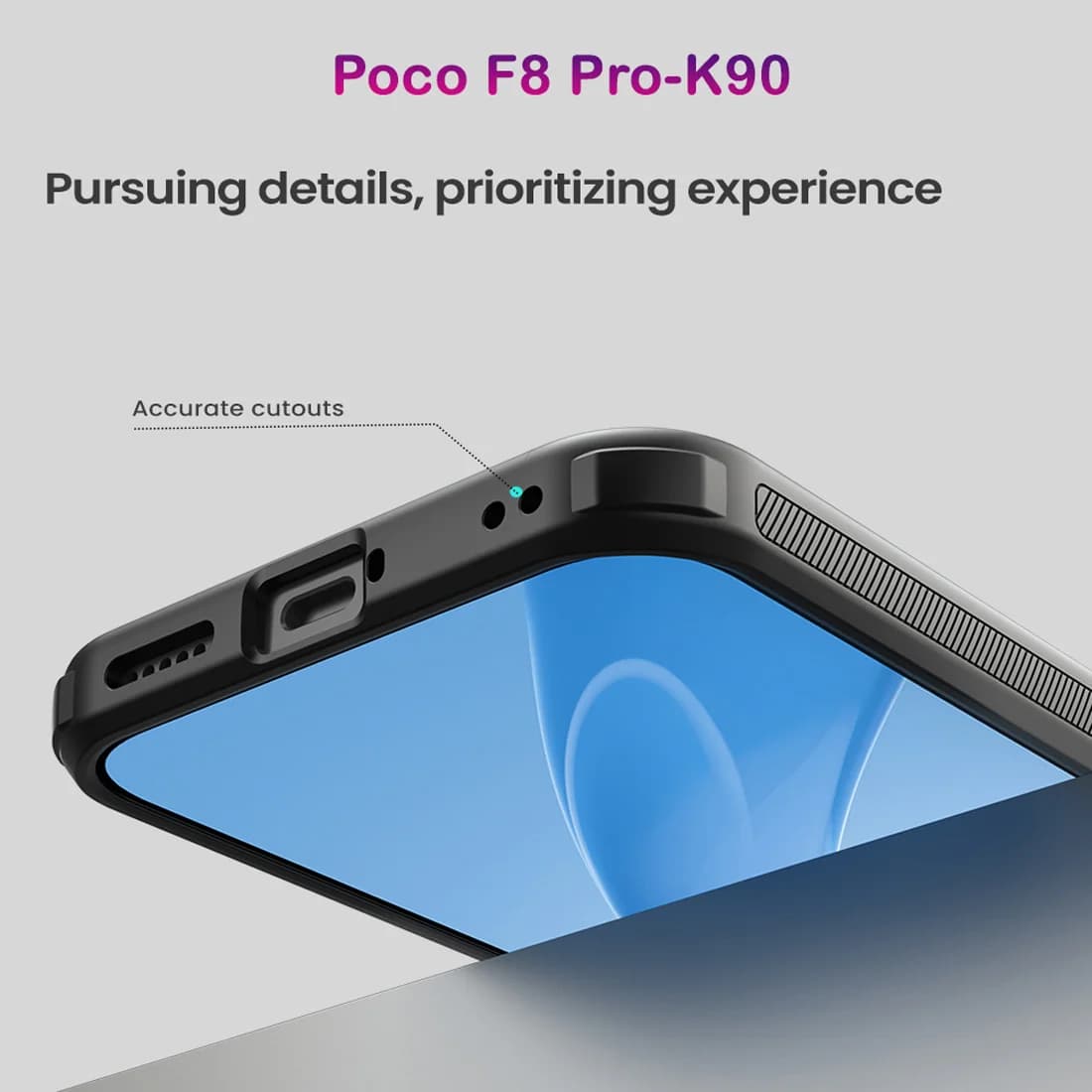 قاب ضدضربه دودی Redmi K90 مارک نیلکین مدل Super Frosted Shield Pro Clear — تصویر ۵