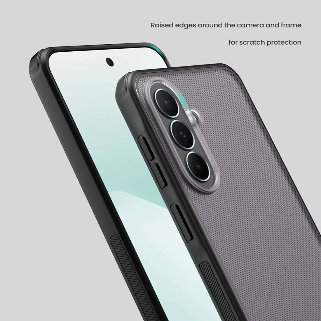 قاب ضدضربه دودی Galaxy A57 مارک نیلکین مدل Super Frosted Shield Pro Clear — تصویر ۶