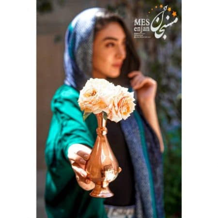 گلدان ساده مسی