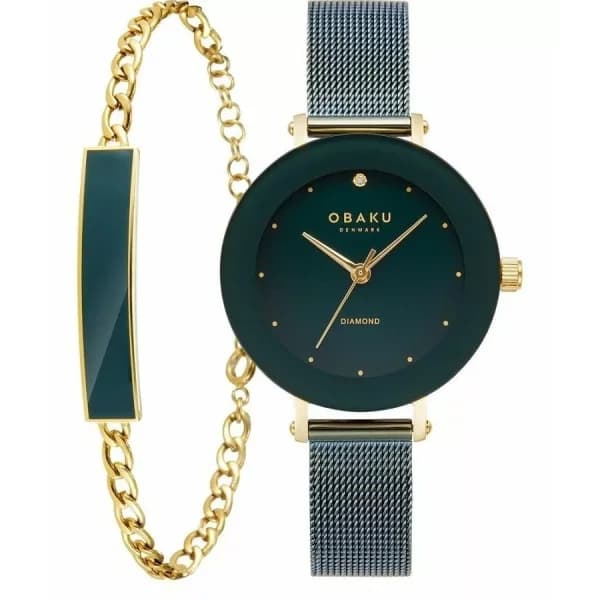 ساعت مچی زنانه اباکو OBAKU مدل V299LXGEME-EJBGE