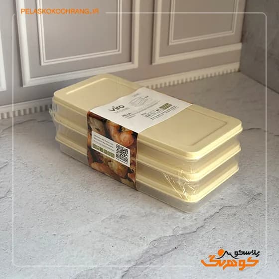 ظرف فریزری نیلا پک 3 عددی ویرو — تصویر ۵
