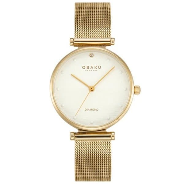 ساعت مچی زنانه اباکو OBAKU مدل V310LXGWMG