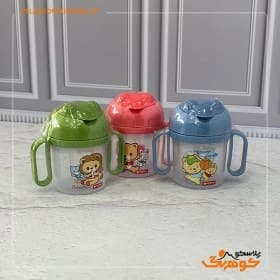لیوان آبخوری دسته دار کودک لاین استار