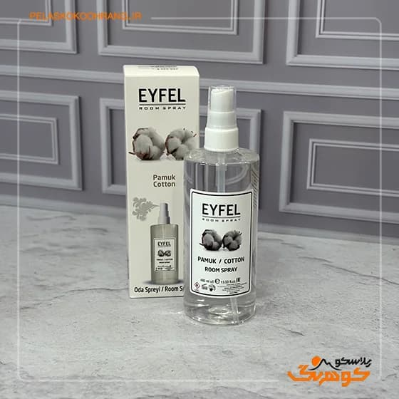اسپری خوش بو کننده ایفل رایحه پنبه(Cotton) حجم 400 میلی لیتر