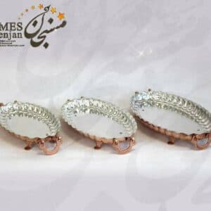 دیس بیضی طرح انگشتی مسی — تصویر ۲