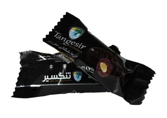 خرما شکلاتی تلخ با مغز بادام — تصویر ۵