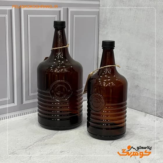 بطری روستیک قهوه ای زیباسازان