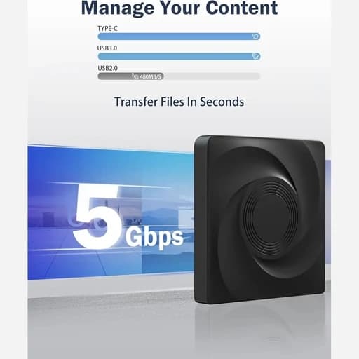 درایو بلوری اکسترنالDVD رایتر اورجینال امازون المان — تصویر ۸