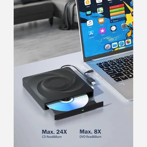 درایو بلوری اکسترنالDVD رایتر اورجینال امازون المان — تصویر ۴