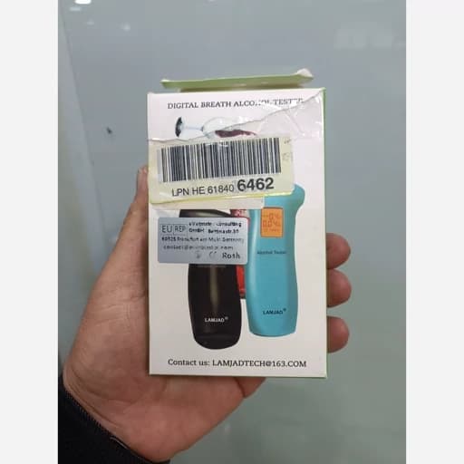 الکل سنج تنفسی دیجیتالی جیبی — تصویر ۸