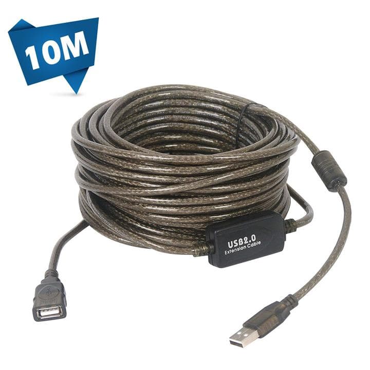 کابل افزایش طول 10 متری USB برد دار