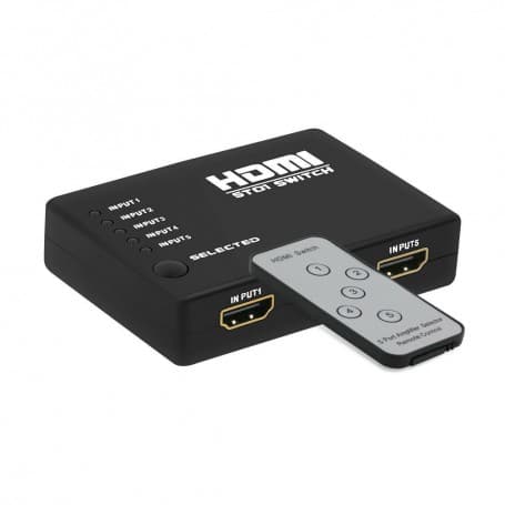 سوئیچ 5 به 1 HDMI ریموت دار