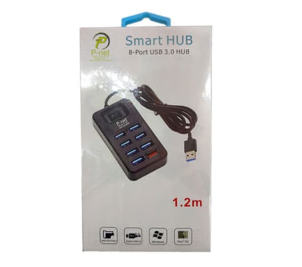 هاب 8 پورت USB 3.0 پی نت مدل P-251 — تصویر ۵