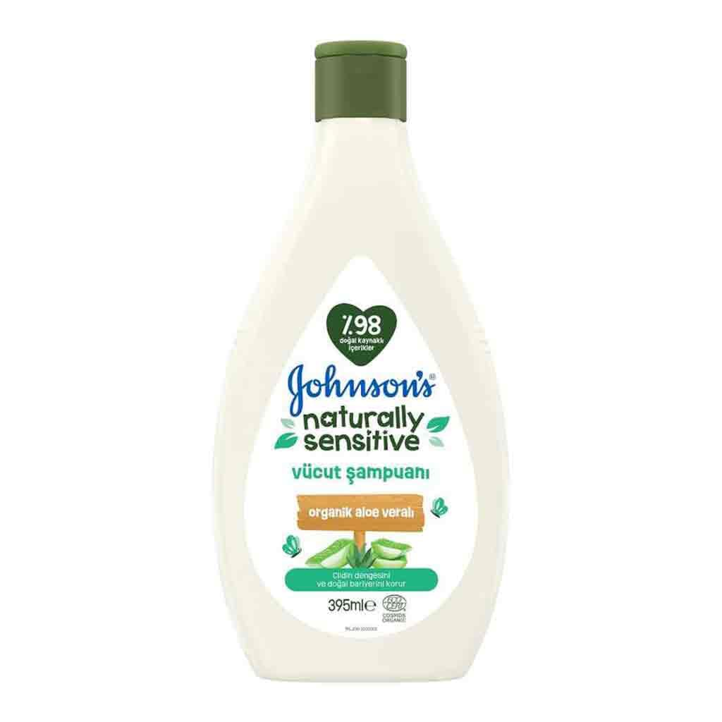 شامپو بدن کودک سری Naturally Sensitive حاوی عصاره آلوئه ورا 395 میل جانسون johnsons