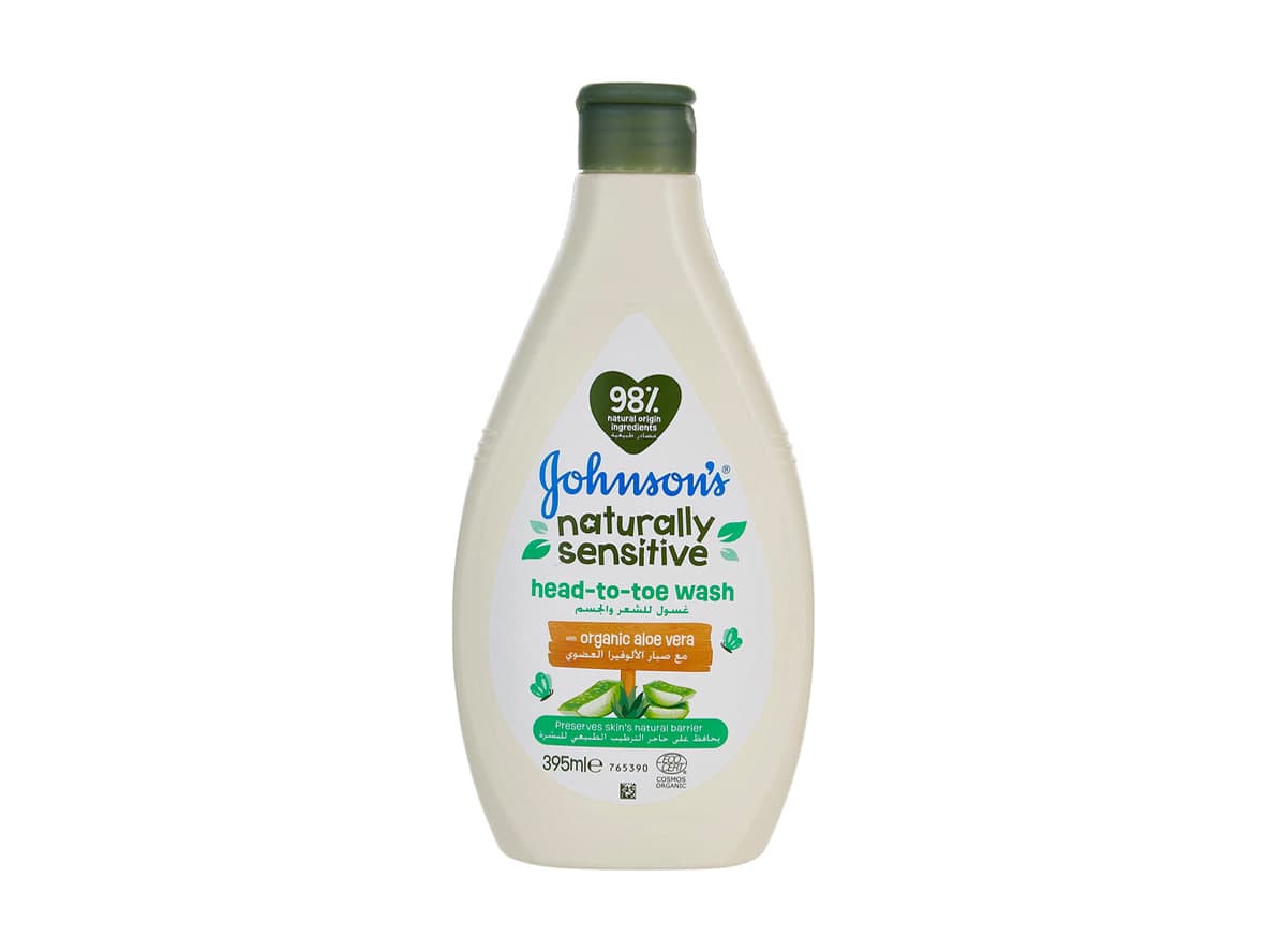 شامپو سرکودک سری Naturally Sensitive حاوی عصاره آلوئه ورا 395 میل جانسون johnsons — تصویر ۴