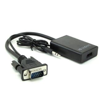 مبدل VGA به HDMI با صدا و آداپتور