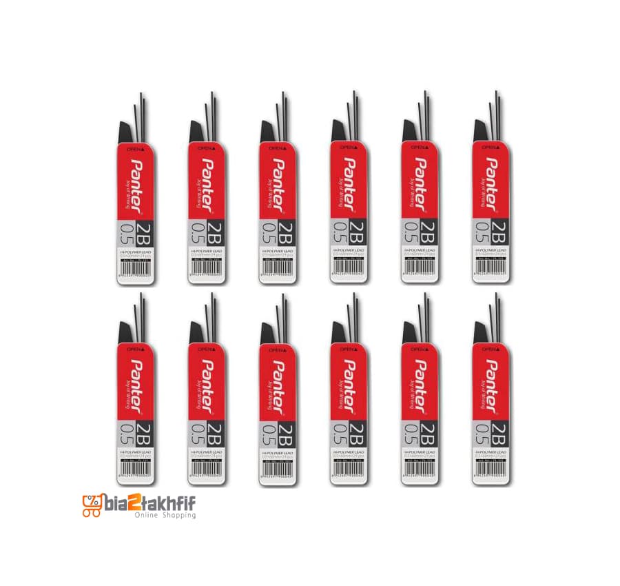نوک مداد نوکی 0.5 میلی متری بسته 12 عددی پنتر — تصویر ۲