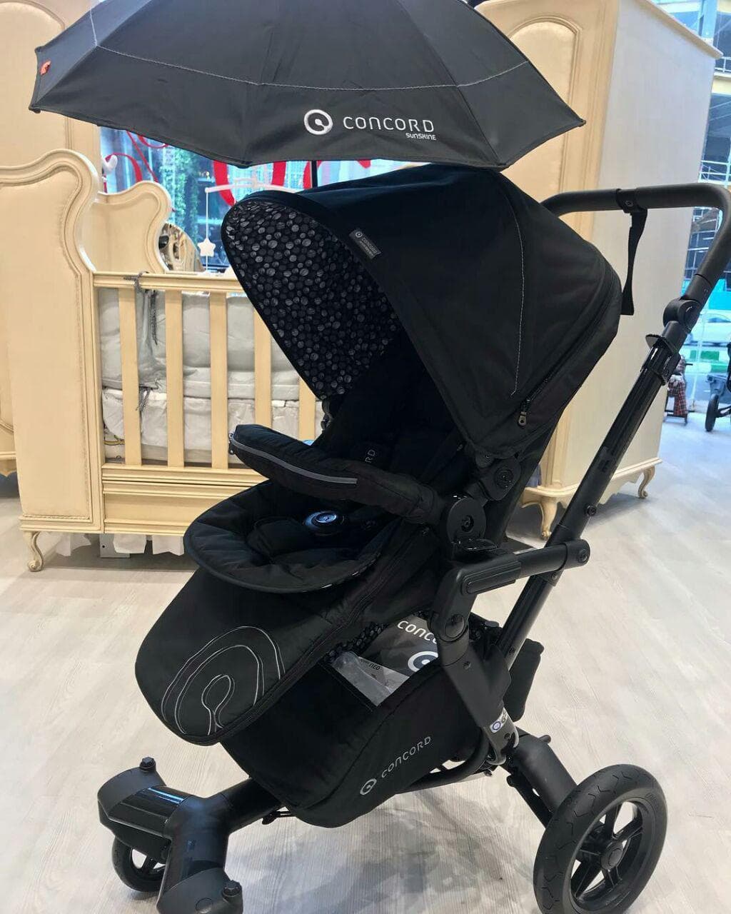 ست كالسكه و كرير مشکی کنکورد Cocnord Cosmic Black Neo and Air Safe Travel System CONA0983 — تصویر ۹