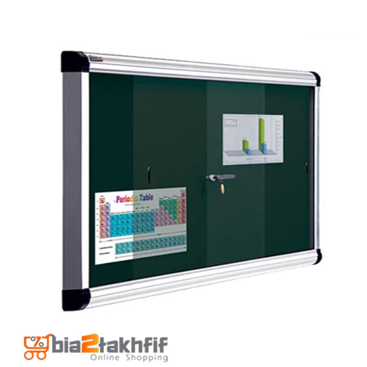 تابلو اعلانات شیشه ای شیدکو 50×70