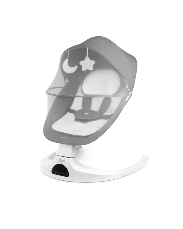 نی نی لای لای و تاب برقی جکیل Jikel – Nexus Electric Swing & Rocker – Grey