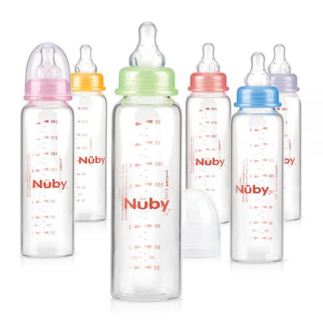 شیشه شیر پیرکس 240 میل نابی NUBY 1179