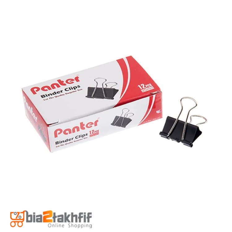 گیره دوبل سایز 25 بسته12 عددی پنتر