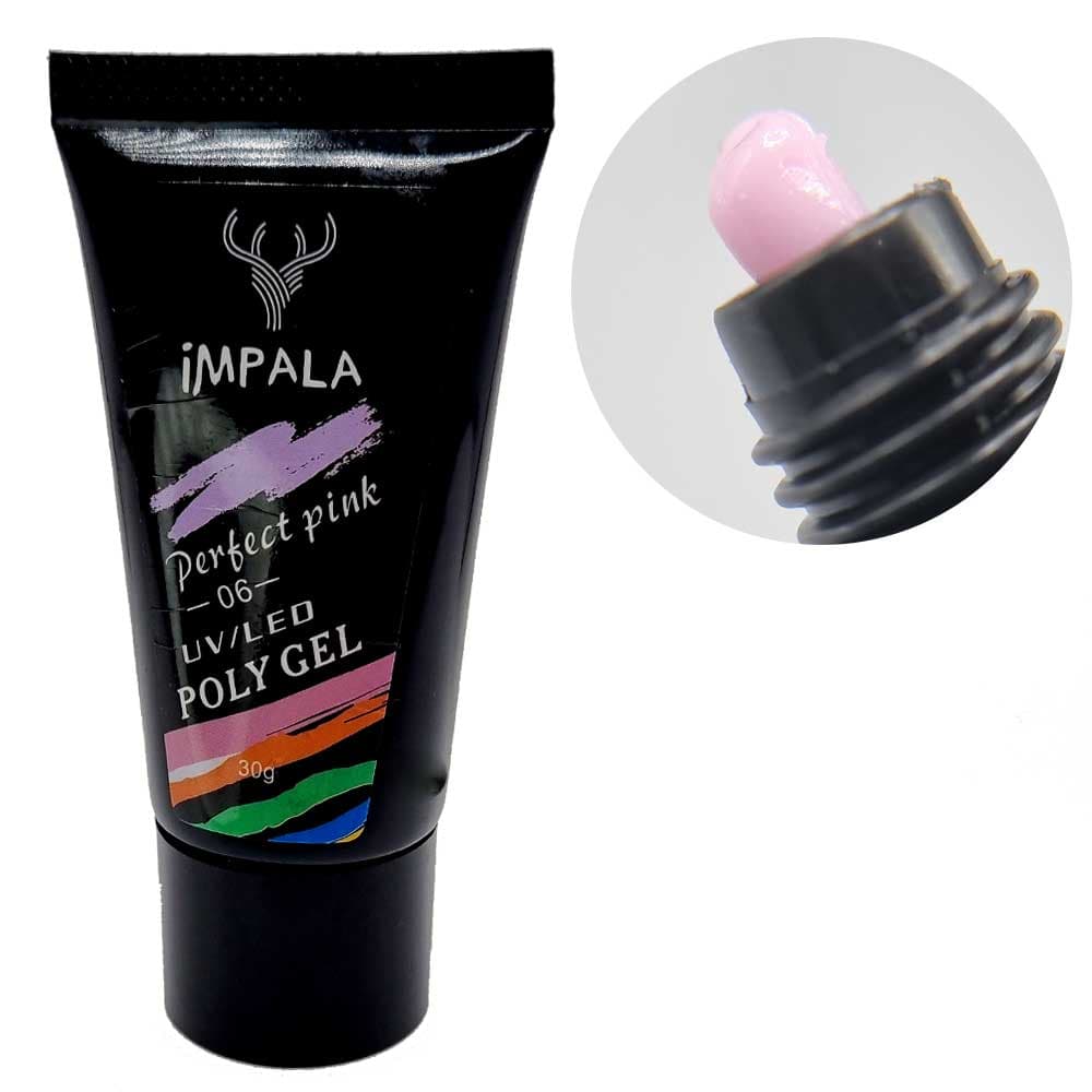 پلی ژل ناخن پرفکت پینک ایمپالا IMPALA — تصویر ۳