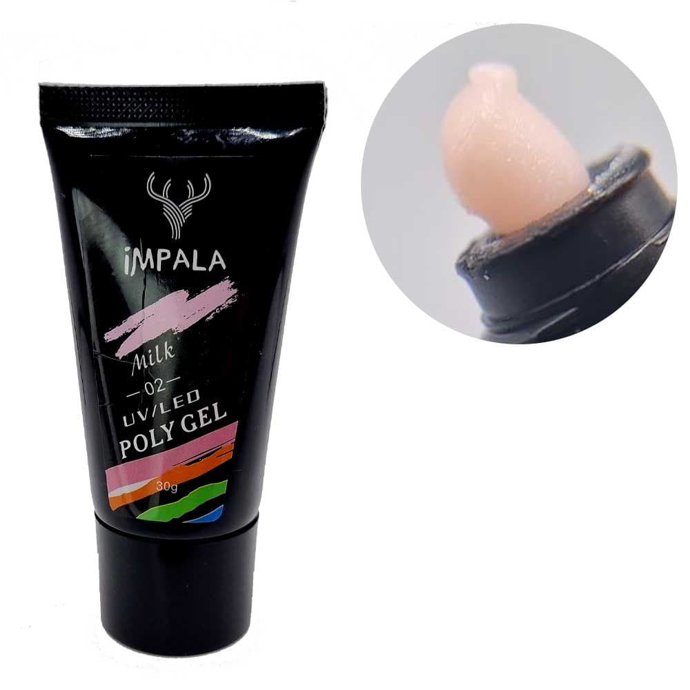 پلی ژل ناخن میلکی ایمپالا IMPALA — تصویر ۴