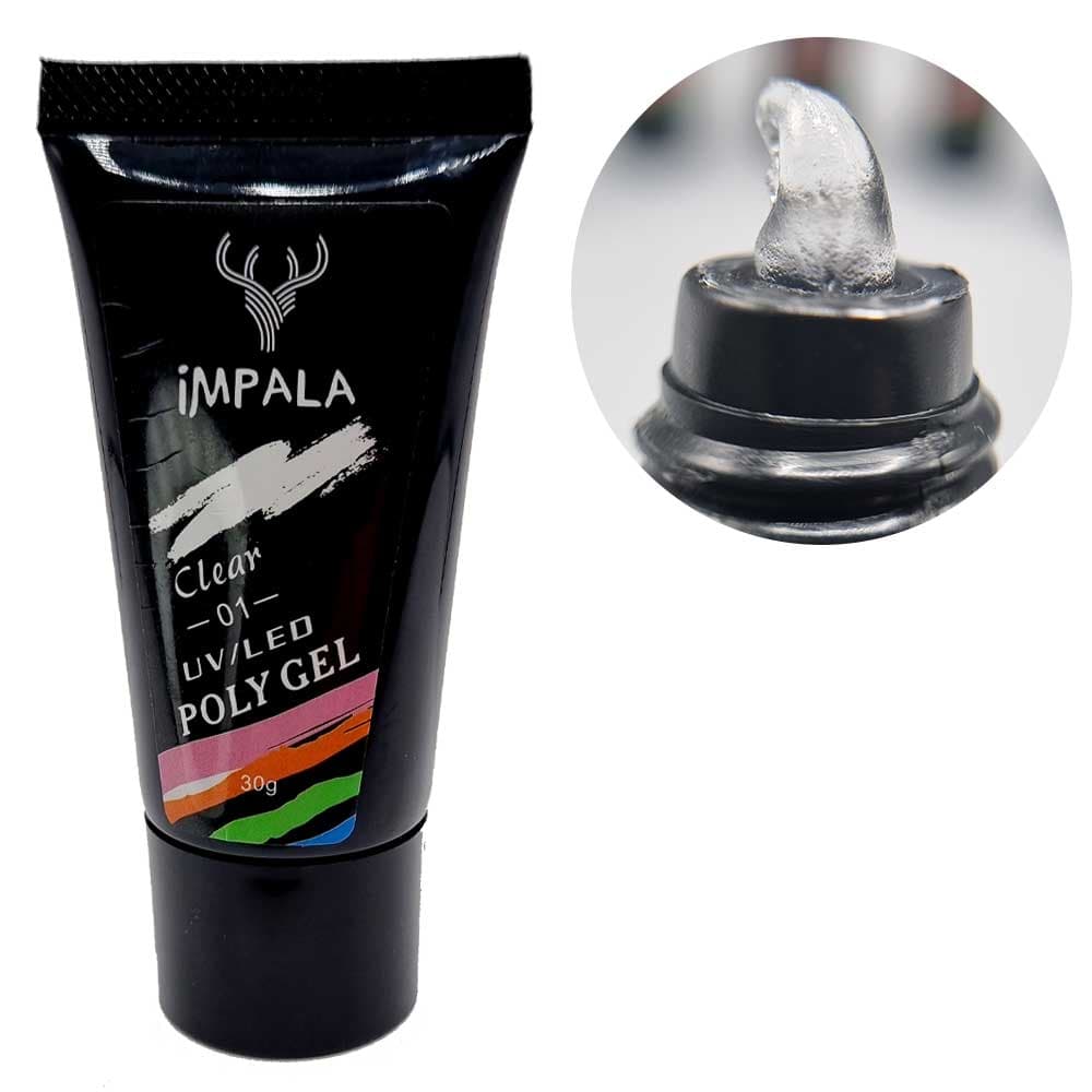 پلی ژل ناخن کلیر ایمپالا IMPALA — تصویر ۳