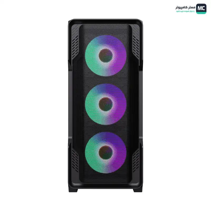 کیس گیمینگ گیم مکس Siege Black — تصویر ۷