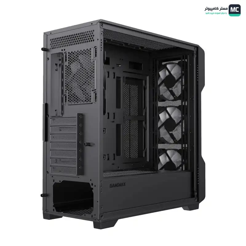 کیس گیمینگ گیم مکس Siege Black — تصویر ۱۲