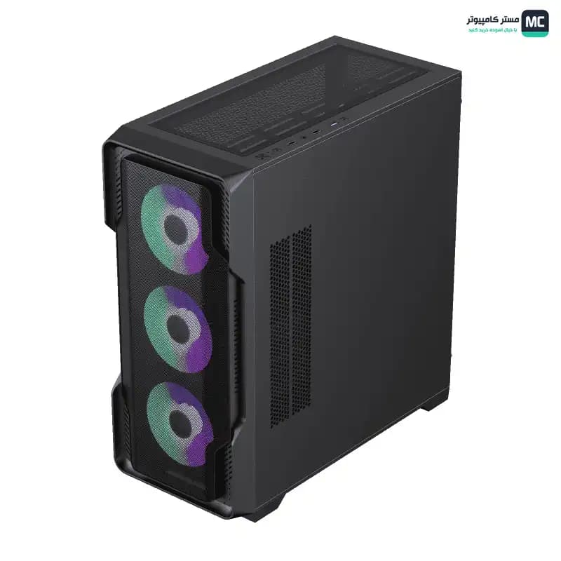 کیس گیمینگ گیم مکس Siege Black — تصویر ۹