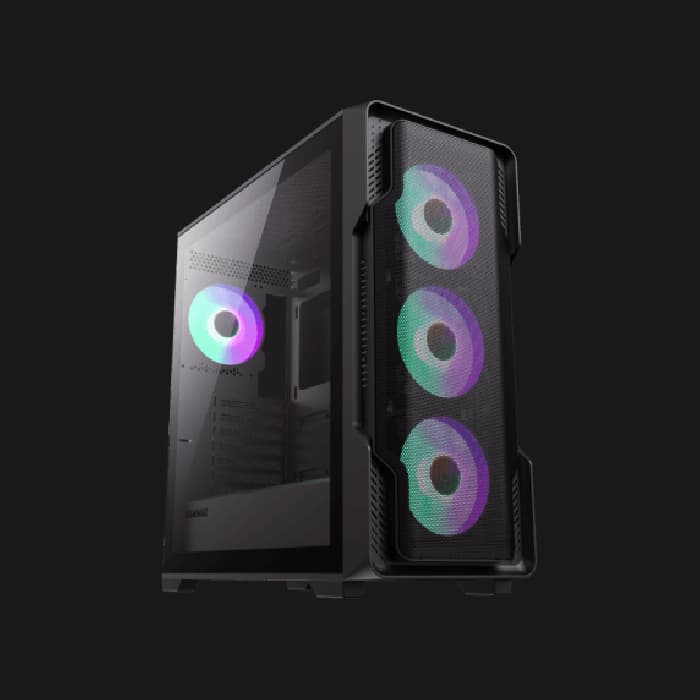 کیس گیمینگ گیم مکس Siege Black