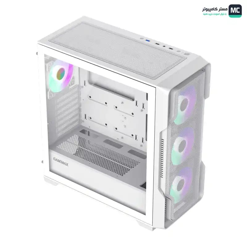 کیس گیمینگ گیم مکس Siege White — تصویر ۱۲