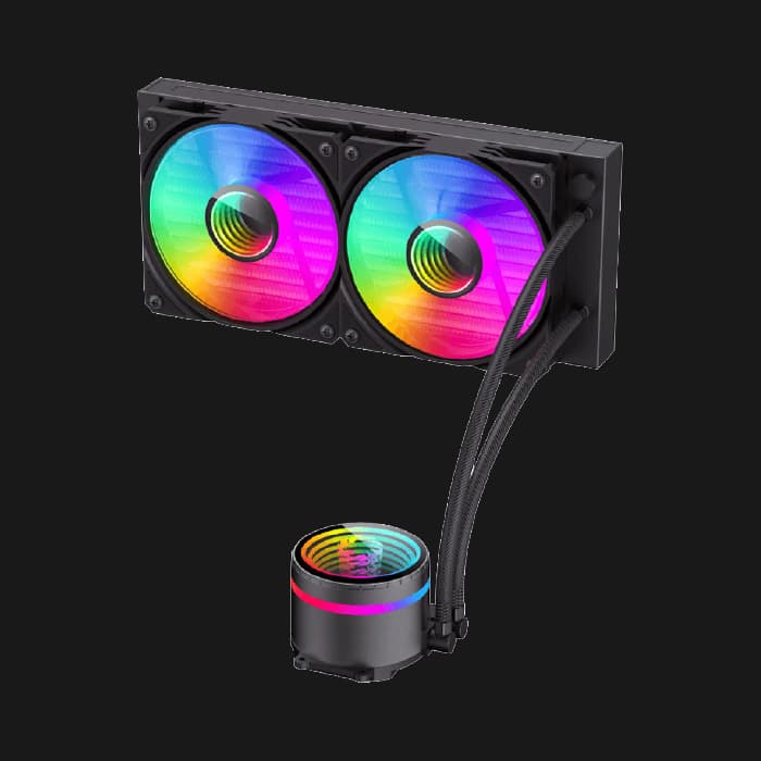 خنک کننده مایع پردازنده گیم مکس GameMax IceBurg 240 Infinity Black — تصویر ۳