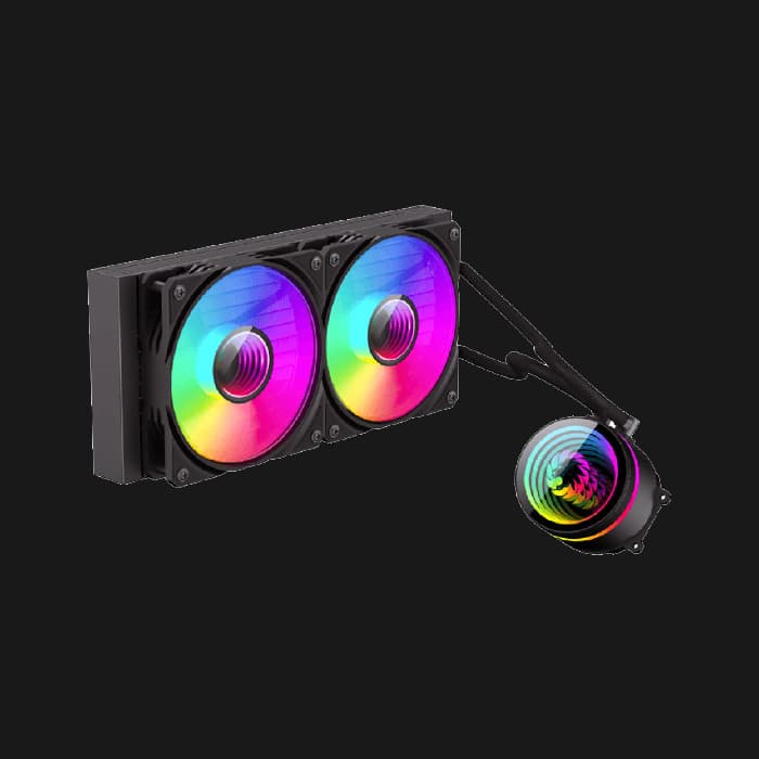 خنک کننده مایع پردازنده گیم مکس GameMax IceBurg 240 Infinity Black