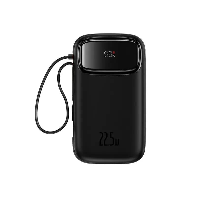 پاوربانک 10000 باسئوس مدل Qpow2 Dual-Cable — تصویر ۲