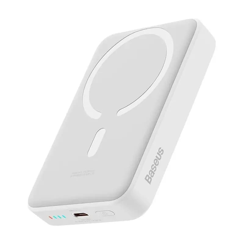 پاوربانک 10000 باسئوس مدل Magnetic Mini Wireless — تصویر ۷