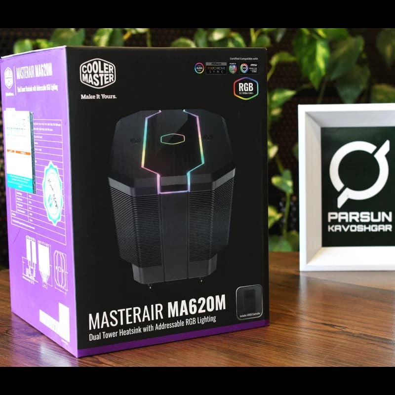 خنک کننده پردازنده کولر مستر مدل MASTERAIR MA620M — تصویر ۱۱