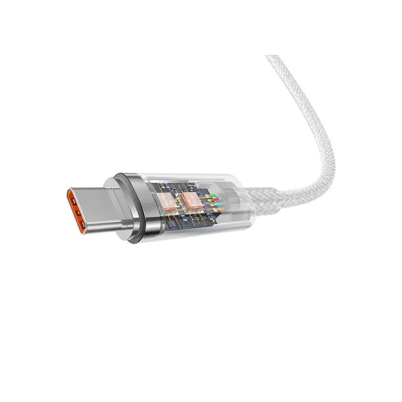 کابل تبدیل USB-C به USB-C باسئوس مدل P۱۰۳۱۹۷۰۳۲۲۱-۰۱ طول ۲ متر — تصویر ۴