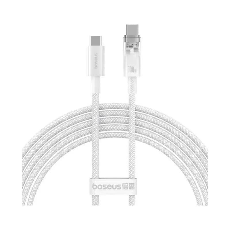 کابل تبدیل USB-C به USB-C باسئوس مدل P۱۰۳۱۹۷۰۳۲۲۱-۰۱ طول ۲ متر