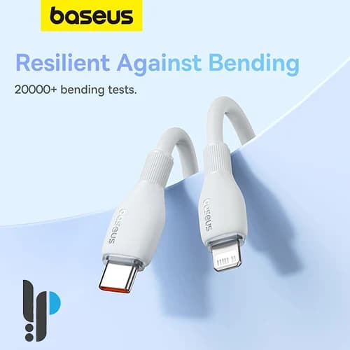 کابل شارژ 2 متری Type-C به لایتنینگ باسئوس مدل Baseus Pudding P10355701221-B2 — تصویر ۸