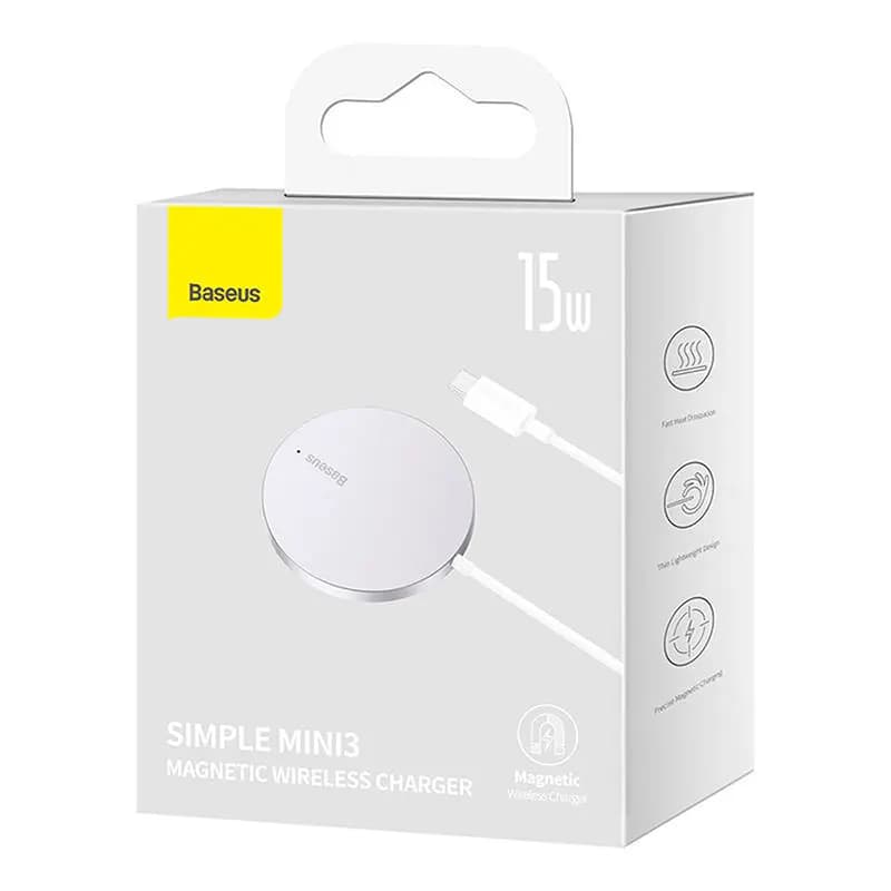 شارژر بی سیم باسئوس Baseus Simple Mini3 15W — تصویر ۶