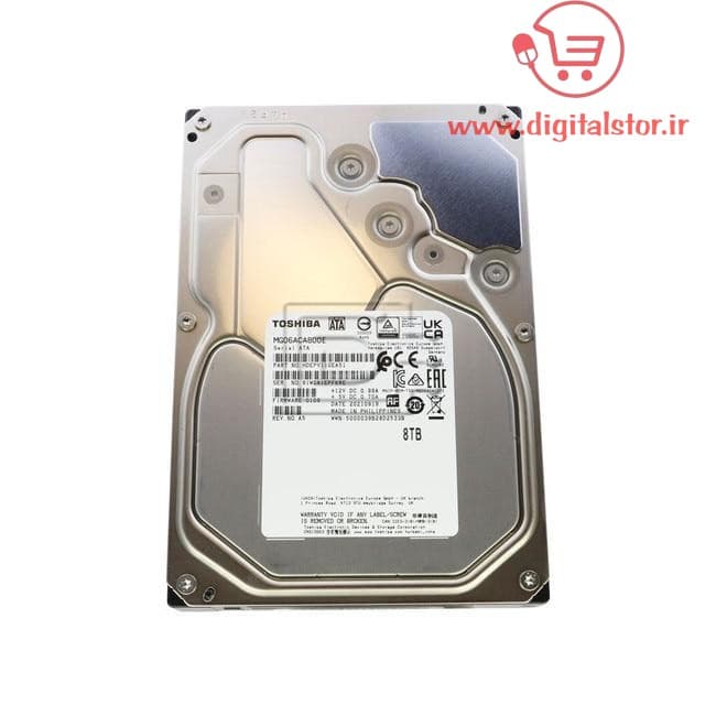 هارد دیسک اینترنال توشیبا با رابط مدل MG06A ENTERPRISE ظرفیت 10 ترابایت — تصویر ۸
