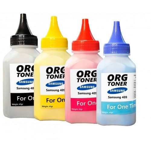 تونر شارژ لیزر رنگی سامسونگ 409 سری کامل ORG Toner For Samsung 409 CMYK