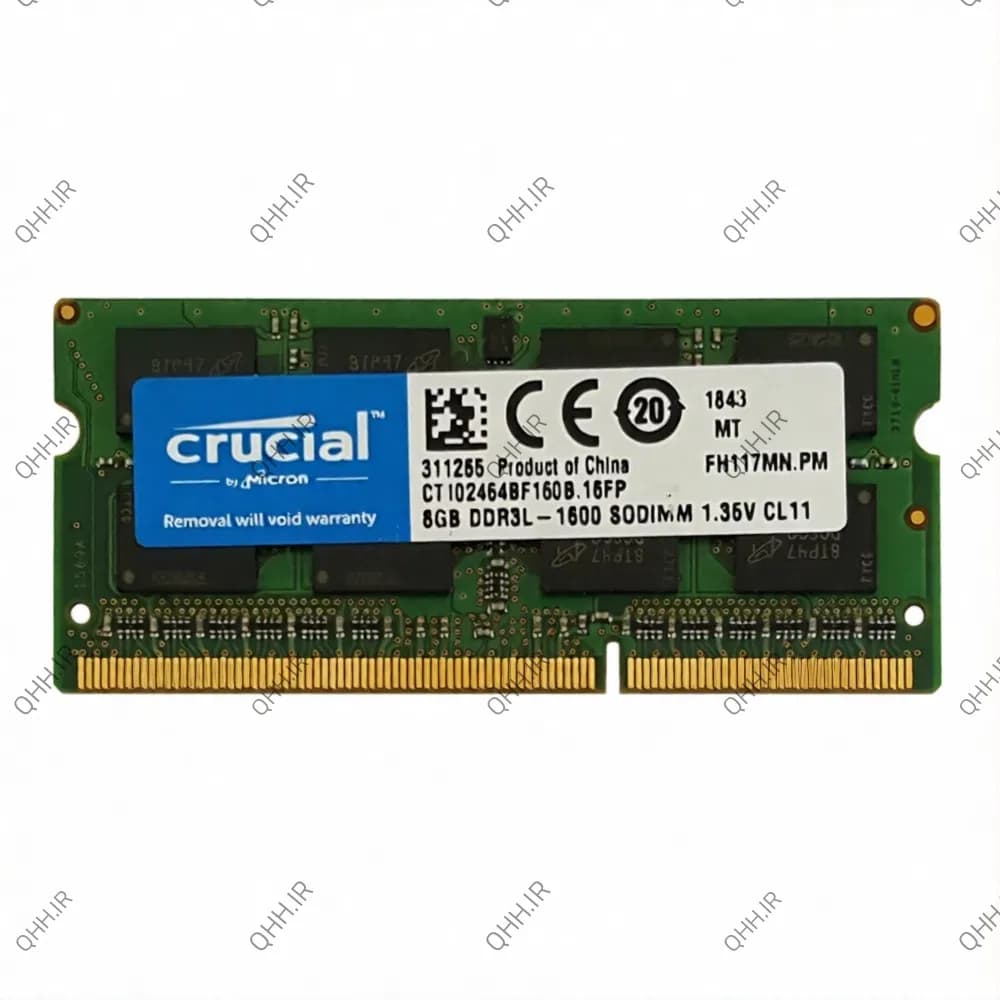رم لپ تاپ 8 گیگ Crucial DDR3-PC3L-1600-12800 MHZ 1.35V — تصویر ۴