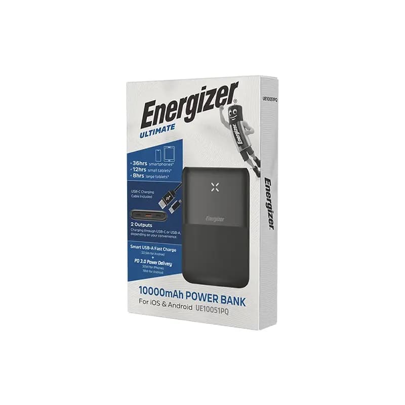 پاوربانک انرجایزر ظرفیت 10000 میلی آمپر مدل Energizer UE10051PQ — تصویر ۹