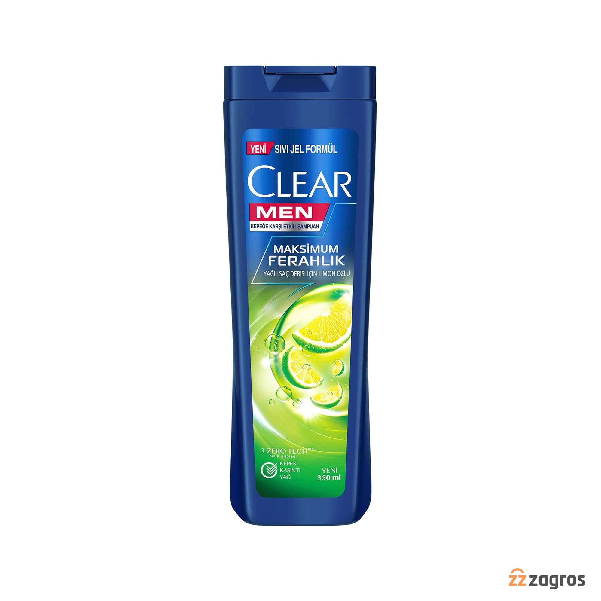 شامپو کلیر لیمویی مردانه350میل مدلCLEAR MEN Maksimum Ferahlik — تصویر ۶